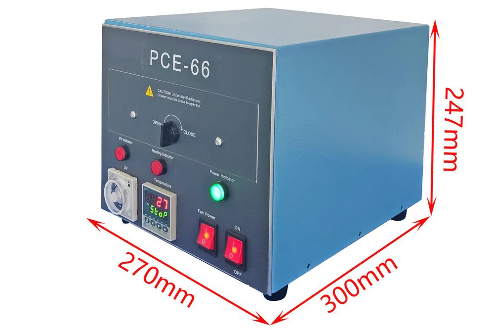 150 Heat-able UV-Ozone Cleaner w/ 6"x 6" Chamber & Quartz Holder- PCE66H - Image 3