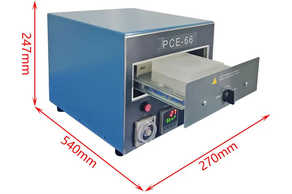 150 Heat-able UV-Ozone Cleaner w/ 6"x 6" Chamber & Quartz Holder- PCE66H - Image 4