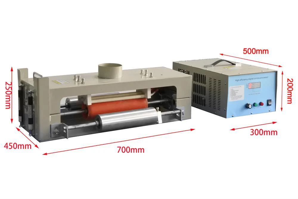 Corona (Air Plasma) Surface Treatment System ( 20 or 30 cm width) for Substrate Cleaning by Roll to Roll - MSK-EC-200 - Image 3