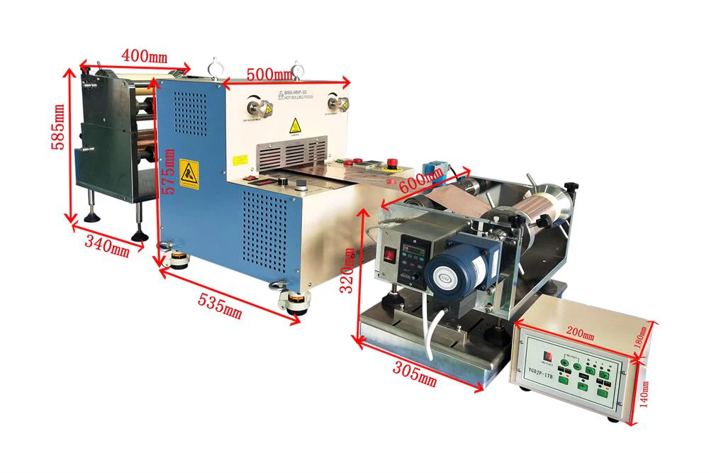 Roll to Roll Heating Calender (8" W) up to 110C for Multi-layer Laminating - HRP-03RRL - Image 5