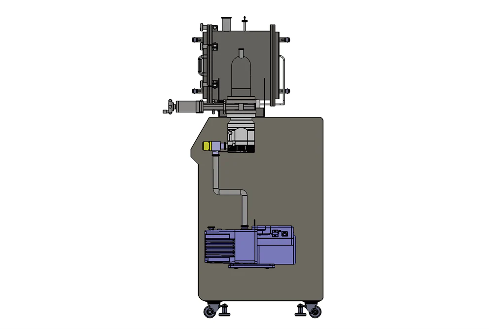 1400°C Cold Wall High Vacuum Chamber Furnace (Ø100×120 mm) -  HVF-1400X-CW - Image 7