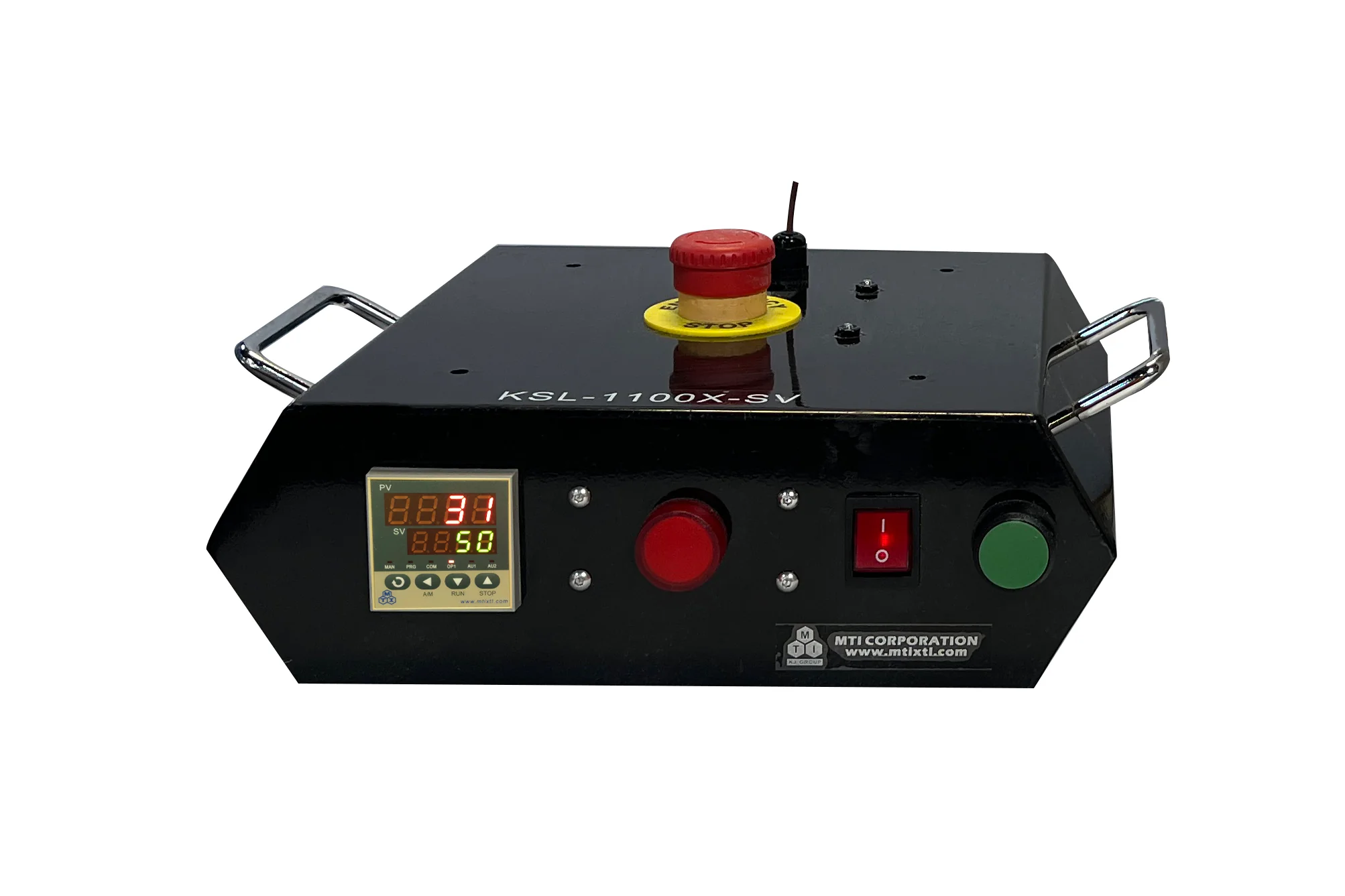 1250 ºC Compact Vertical Box  Furnace for Using inside of Glovebox-KSL-1250X-SV-CT - Image 3