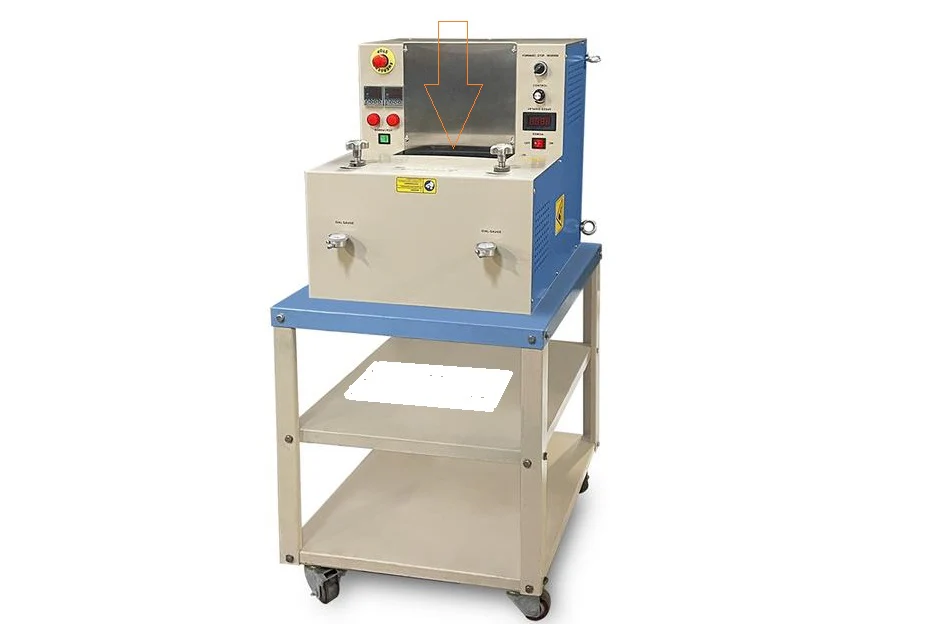 110°C Hot Rolling Press (8"D x10"W) w/ Dual Temp Controller (Ar Gas Compatible) - MSK-HRP-03D - Image 4