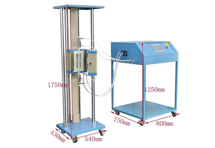 Vertical Tube Furnace for Testing Small Solid Oxide Fuel Cell (D20 mm, 1000°C, SOFC) - OTF-1200X-S-VT-C4 - Image 4