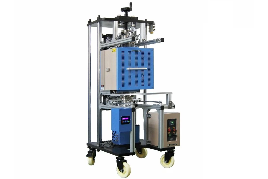 1000ºC Max. Vacuum Pressing Furnace with 4" Quartz Tube and 2T Force- OTF-1200X-VHP4 - Image 3