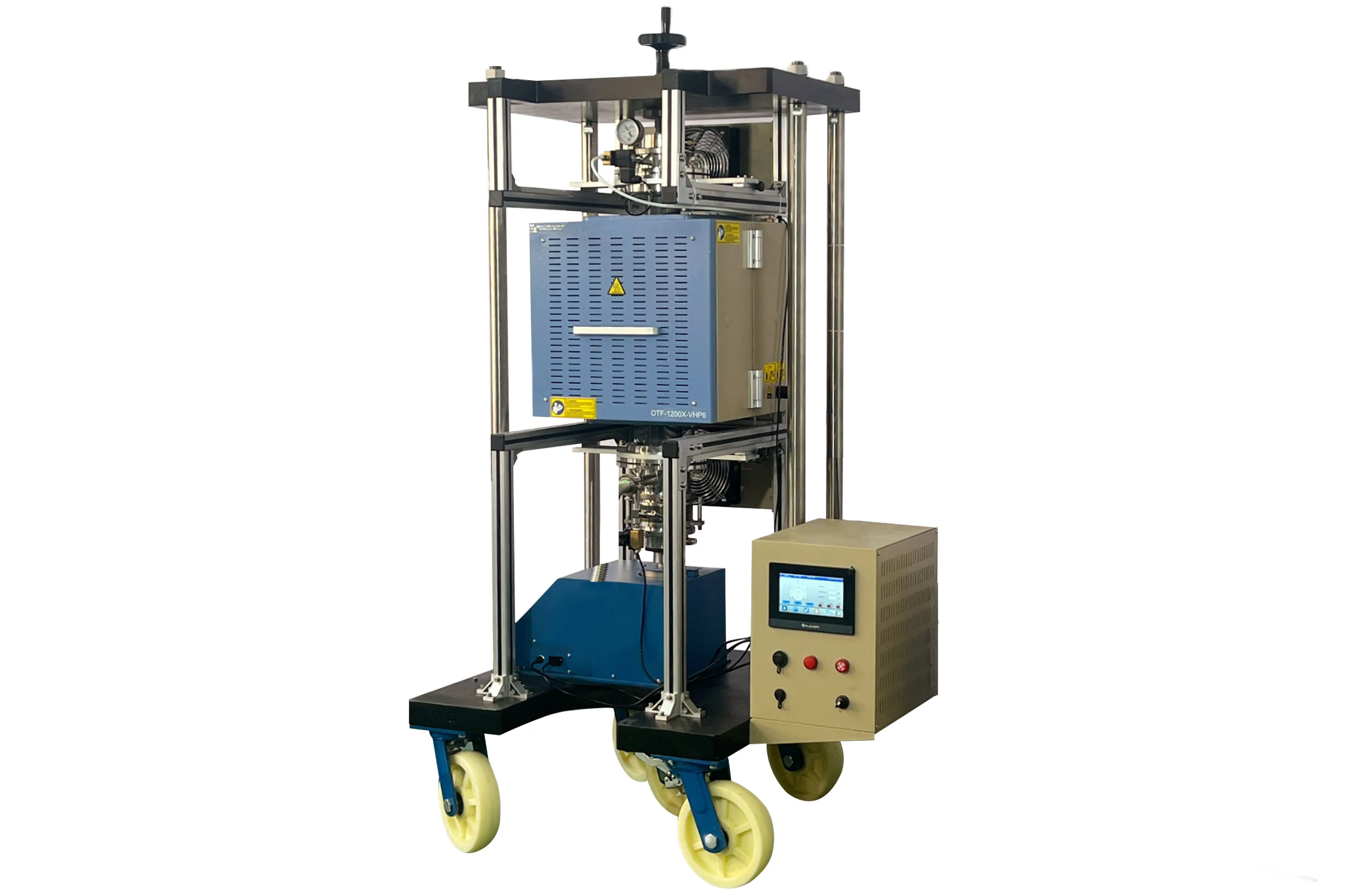 1100°C Max  Vacuum Hot Press Furnace with 6" Tube up to 20 T - OTF1200XVHP6 - Image 5