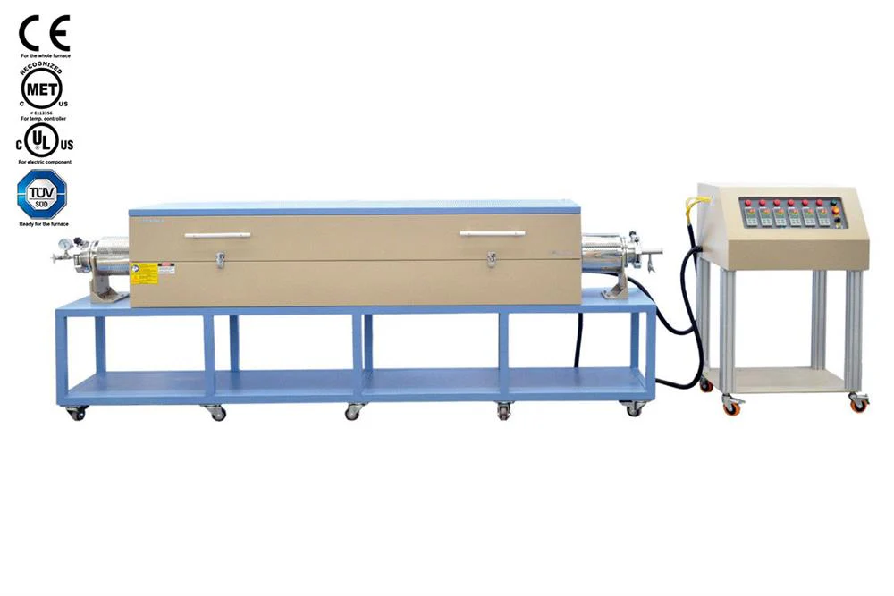 Six-Zone Split Tube Furnace (Optional 2-4" Quartz Tube x 1.8 Meter L, 1200C Max.) - OTF1200XVI - Image 3