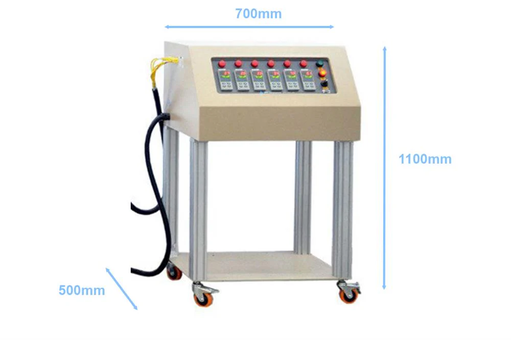 Six-Zone Split Tube Furnace (Optional 2-4" Quartz Tube x 1.8 Meter L, 1200C Max.) - OTF1200XVI - Image 5