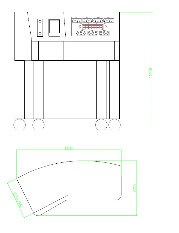 7 Zones 1200C Max. 5" Tube Furnace w/ Temperature Controller & Quick Flange - OTF-1200X-VII-5-UL - Image 3