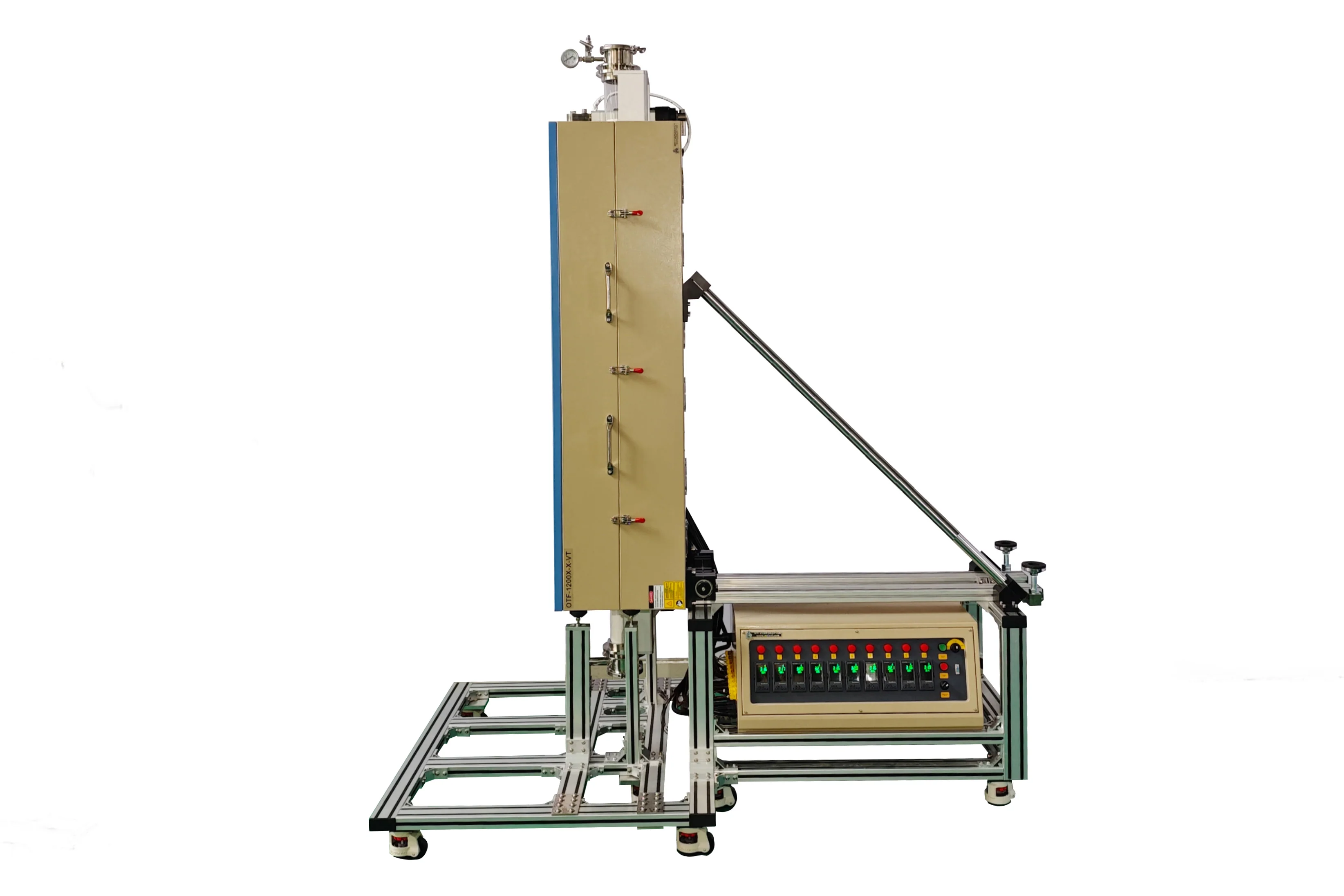 1200°C, 10-zone Ø25-100 mm Tube Furnace w/ Horizontal & Vertical Positions - OTF-1200X-X-VT - Image 7