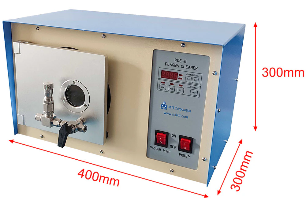 3 L Plasma Cleaner with Vacuum Pump & Digital Controller, 6"Dx6.5"L Quartz Chamber - PCE6 - Image 3