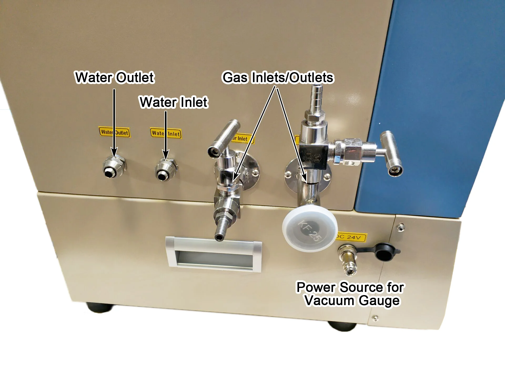 1100°C Max 8" OD 7.6 L Quartz Chamber Furnace - VBF1200XH8 - Image 3