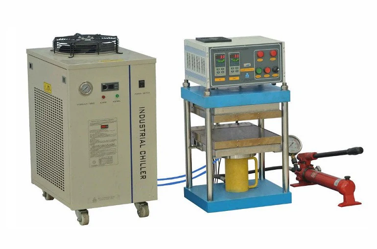 500°C Max 30 T Precision Laminating Hot Press (12" x 12" area) with Dual Temp. Controller - YLJ-HP300 - Image 3