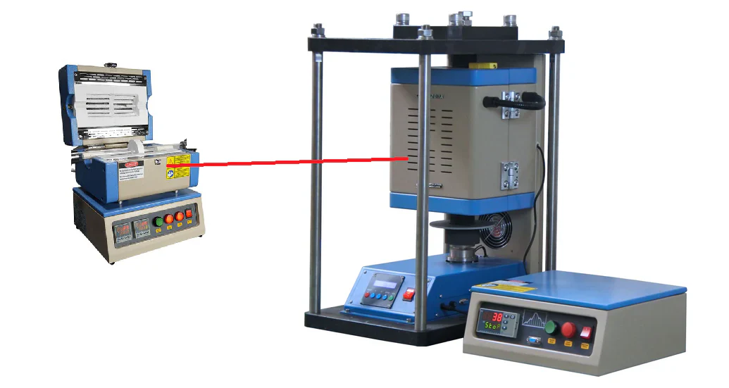 5T Electric Hot Pellet Press up to 1000 ºC Using Inside Glovebox- YLJHP7 - Image 8